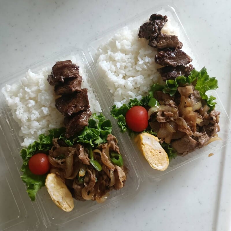 お肉のお弁当