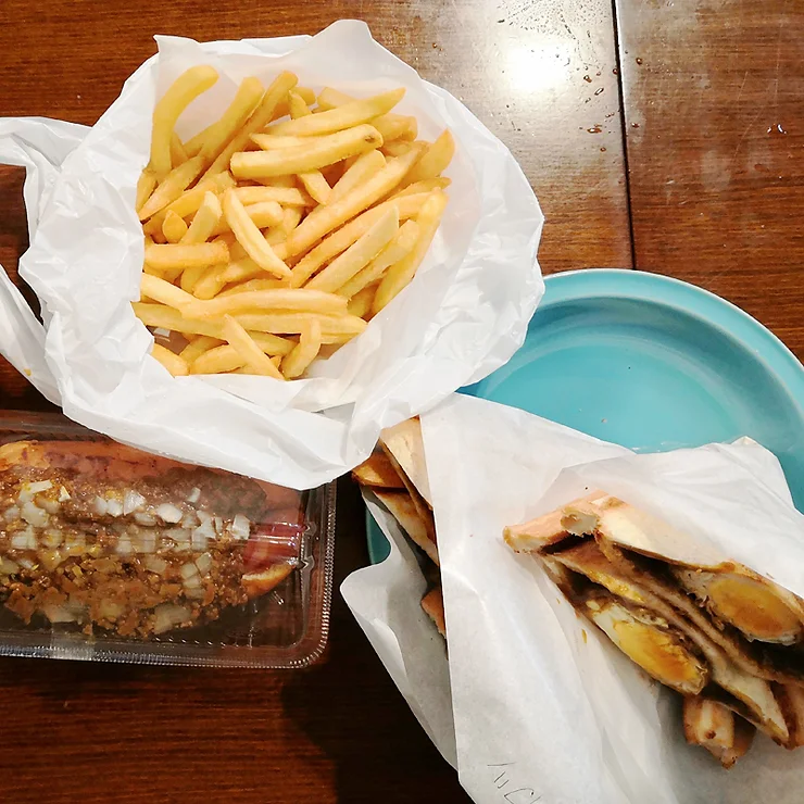 今日の昼食 4/17