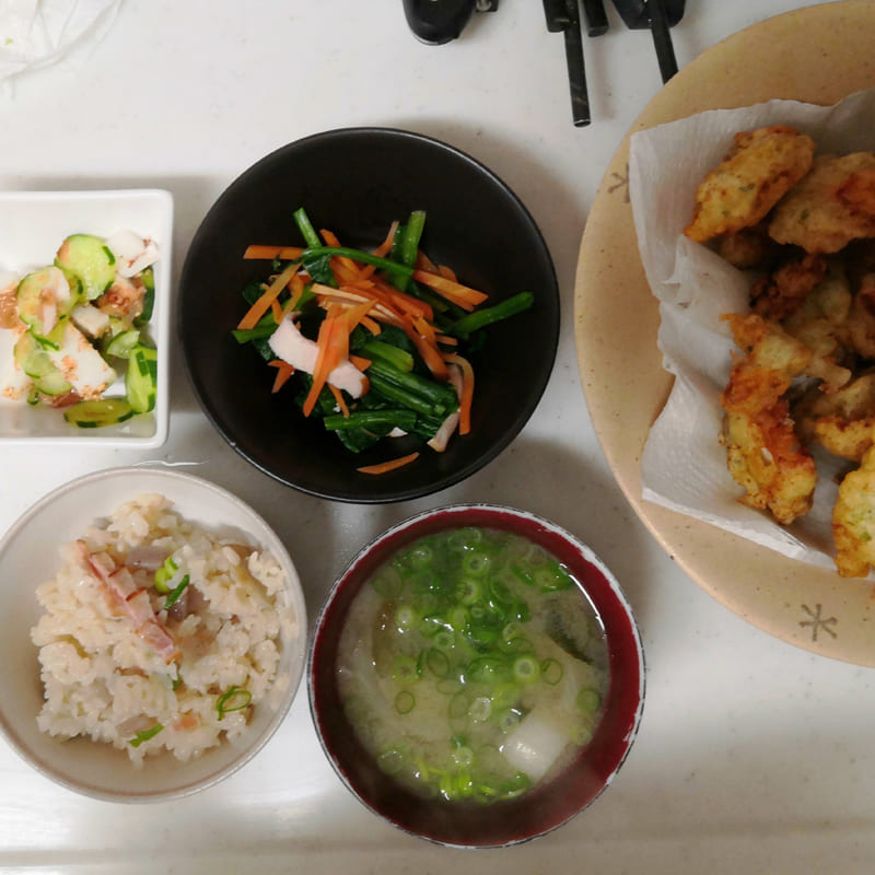 今日の夕食4/1