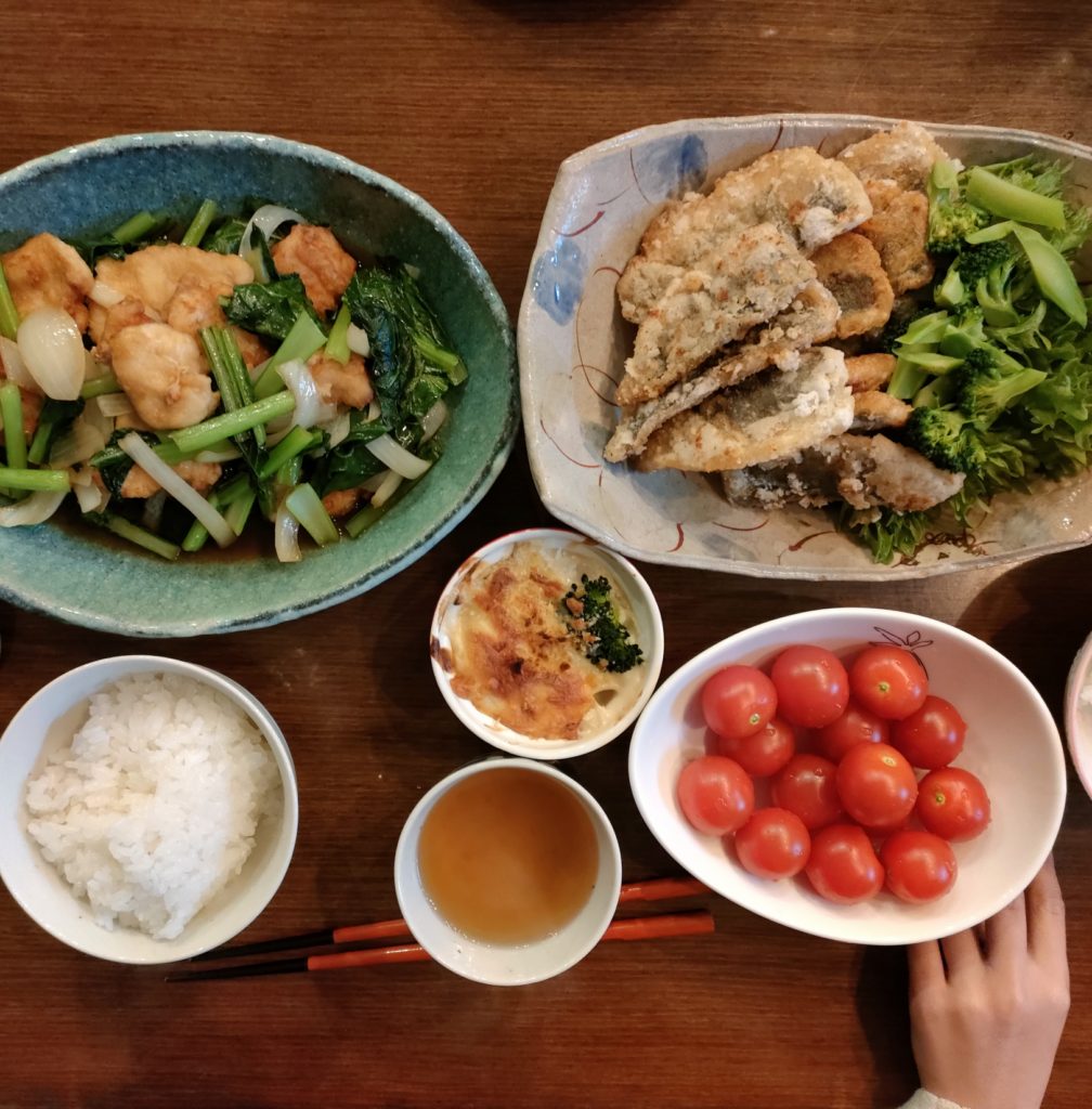 今日の夕食1/16