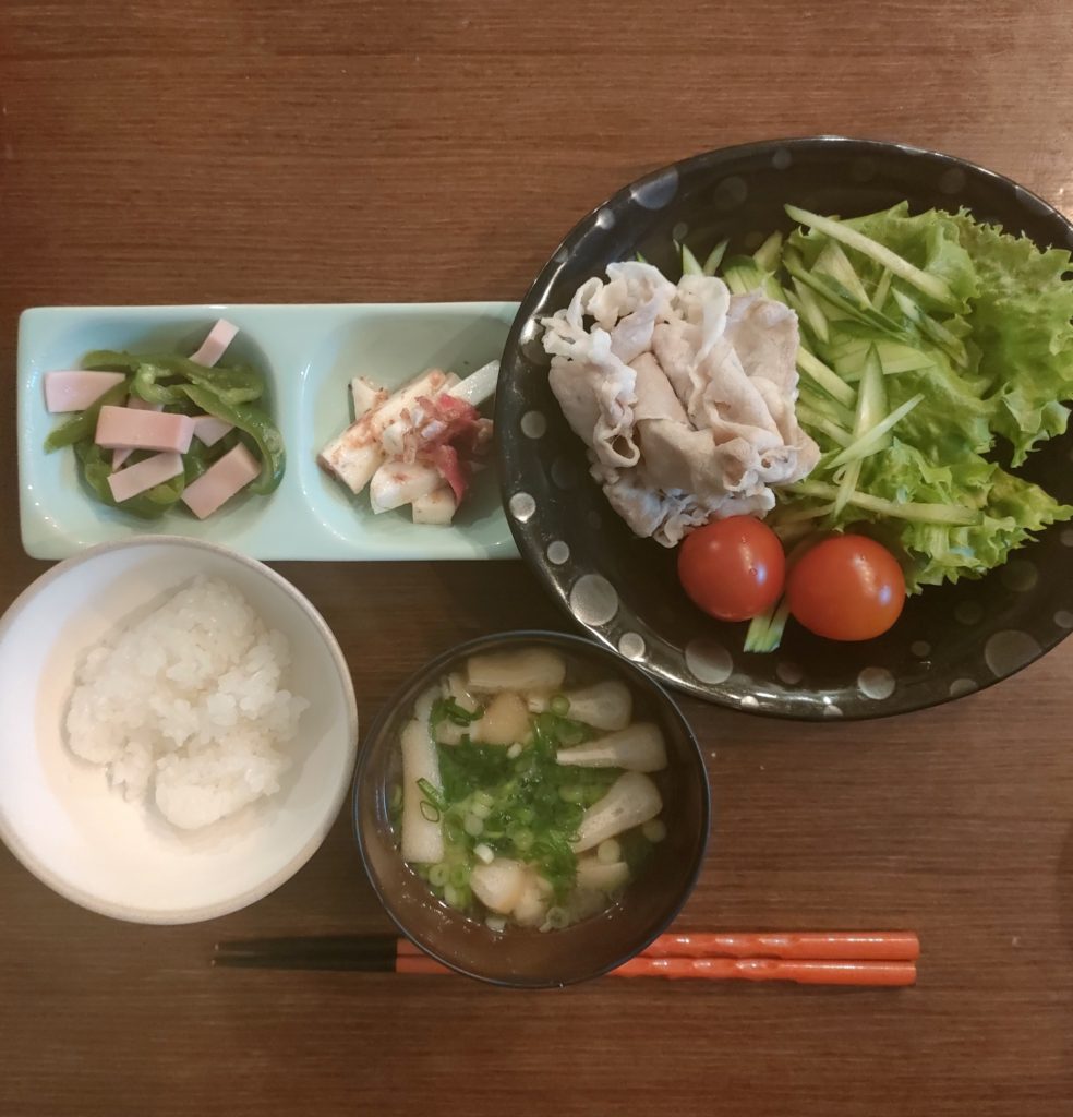 今日の夕食1/18