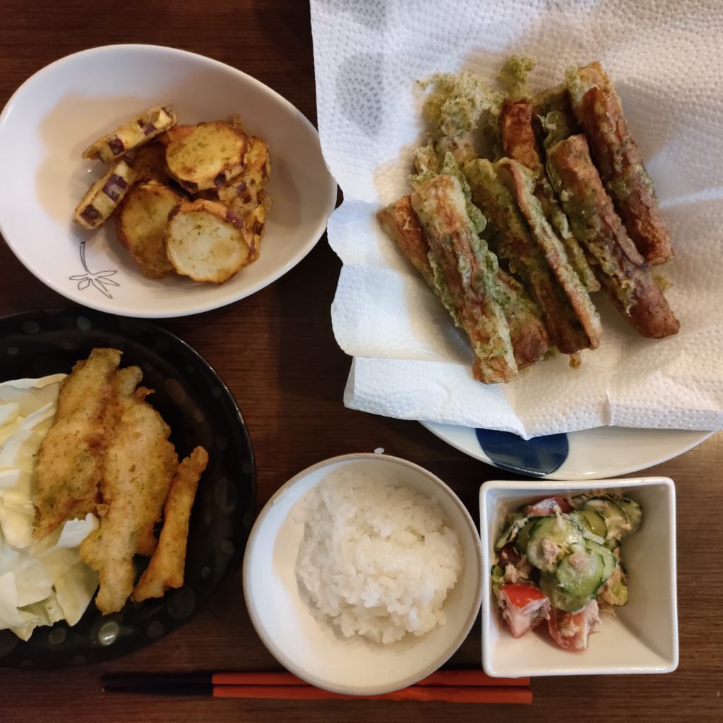 今日の夕食8/7