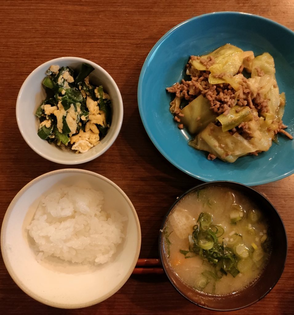 今日の夕食1/10
