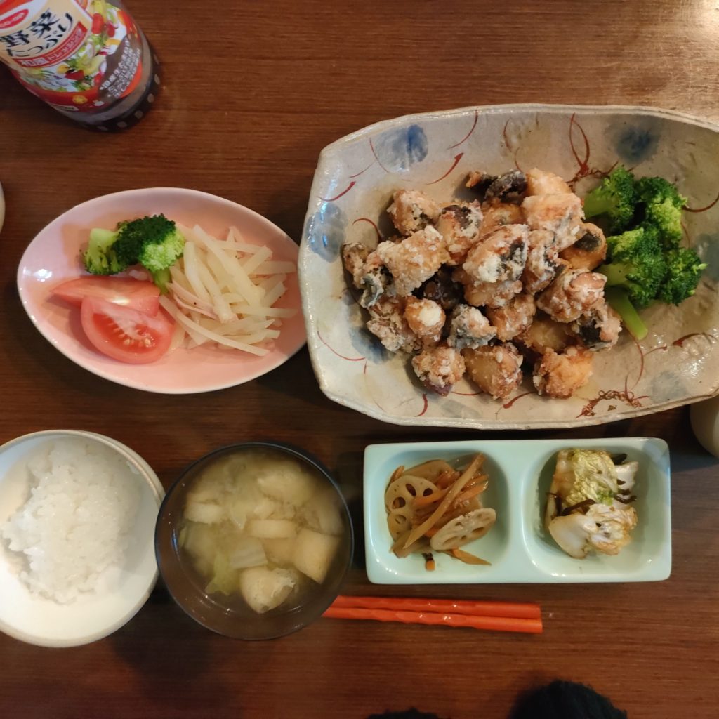 今日の夕食1/9