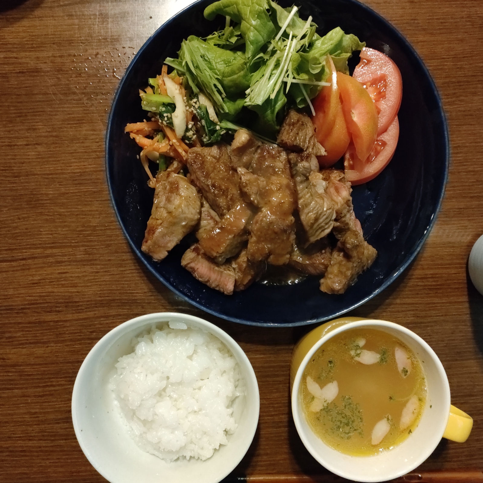 今日の夕食1/4